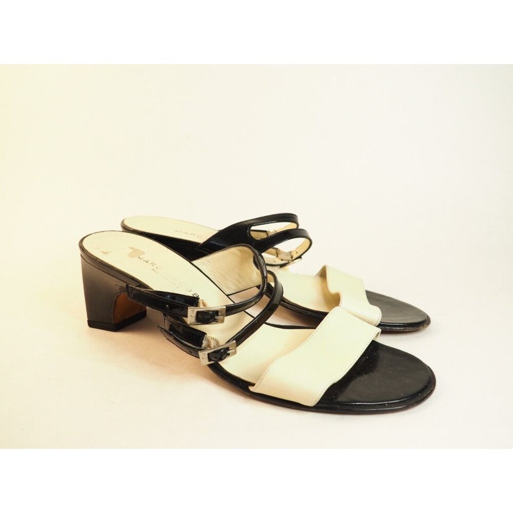 Marc Jacobs Black and Cream Heels